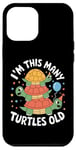 iPhone 14 Pro Max Adorable 3 Turtles Birthday - 3 Year Old Fun Case