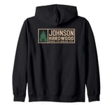 Johnson Hardwoods Bush Trimming Company Funny Gardening Zip Hoodie