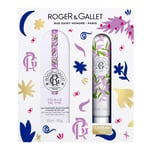 Roger & Gallet - Coffret Feuille De Thé Eau Parfumée Bienfaisante 30ml & Crème Mains