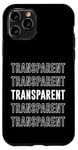 Coque pour iPhone 11 Pro Transparente