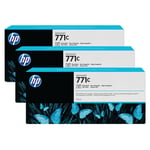 Original HP No.771 Photo Black Ink Cartridge (Pack of 3)