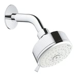 Grohe Tempesta Cosmopolitan 100 hodedusj Ø100 mm, med 4 stråletyper, Krom - 27869001