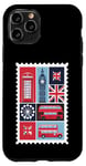 iPhone 11 Pro London Stamp with Iconic Landmarks - London Souvenir Case