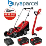 Einhell GE-CM 18/33 18v Cordless Lawnmower 33cm Lawn Mower + Grass Trimmer 2x4ah