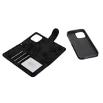 2 In 1 Wallet Flip Phone Case Magnetic Removable Leather Phone Protective Ca New