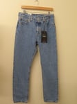 LEVIS 501 ORIGINAL HIGH WAISTED JEANS-BLUE-W30L28