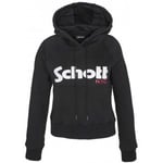 Sweat-shirt Schott  Sweat Femme Noir SCHOTT Ginger -