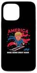 iPhone 13 Pro Max Donald Trump Skiing America - Make Skiing Great Again Case