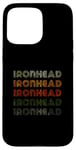 Coque pour iPhone 15 Pro Max Love Heart Ironhead Tee Grunge Vintage Style Ironhead Noir