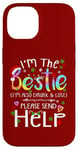 iPhone 14 I'm the bestie I'm also drunk and lost Christmas Tie Dye Case