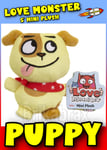 Love Monster PUPPY CBeeBies Small Soft Toy Mini 5" Plush Doll - Brand New Tagged