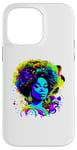 Coque pour iPhone 14 Pro Max Black Queen Afro Women Empowerment Melanin Pride Diversity