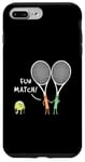 Coque pour iPhone 7 Plus/8 Plus Raquette de sport Fun Match Backhand Raquette de tennis