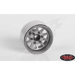 [FR] Rc4Wd Oem 6-Lug Stamped Steel 1.55 Beadlock Wheels (Plain) - RC4ZW0308