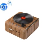 Kannettava retrokaiutin usb bluetooth-yhteensopiva v5.0 vinyylilevysoitin stereo vintage kannettava kaiutin tf-kortti/u-levy/aux-toisto