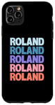 Coque pour iPhone 11 Pro Max Funny Modern Repeated Text Design Roland