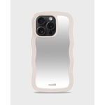 holdit iPhone 15 Pro Skal Wavy Light Beige Mirror