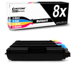 8x Eurotone Toner for Kyocera Ecosys M-6035-cidn P-6035-cdn