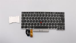 Lenovo ThinkPad T480s L380 L390 E480 E490 Keyboard Slovenian Silver 01YN444