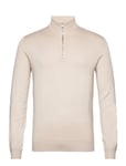 Onswyler Life Reg 14 Half Zip Knit Noos Tops Knitwear Half Zip Jumpers Cream ONLY & SONS