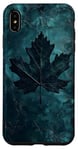 iPhone XS Max Marble Leaf Pattern Case