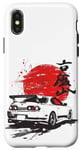 Coque pour iPhone X/XS Retro JDM Japan Domestic Market Drift Racing Car Legend