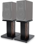 1 Paire de Pieds D'Enceintes de Sable en Bois,Support D'enceinte pour Haut-parleurs Home-Cinema HiFi Bookshelf Box et Satellite Et Anti-Chute Repose-Pieds Antidérapants en Bas (30CM)