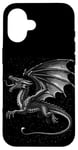 Coque pour iPhone 16 Déguisement de dragon médiéval Ren Faire Lazy