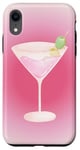 Coque pour iPhone XR Esthétique Rose Matrini Y2K Dirty Martini Lover Olive