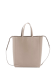 Pre-loved CELINE Vertical Cabas Small Leather Tote Bag, Taupe