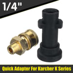 Adaptateur de pistolet à eau pour nettoyeur haute pression, 1/4 pouces, raccord rapide pour S10 Karcher K Series K2 K3 K4 K5 K6 K7