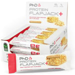 PhD Nutrition Protein Flapjack Bars Full Box of 12 x 75g Peanut Butter