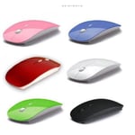 Souris sans fil optique - Bluetooth 2.4 - Dpi réglable + dongle Bluetooth USB - pour PC et MAC - Vert