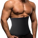 Gaine Amincissante D'entraînement Des Abdos Du Ventre Pour Homme, Ceinture Corset Effet Sauna, Pour Façonner Son Corps Et Perdre Du Poids