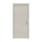 Bloc-porte pose fin de chantier  Premium Miro, H.204 x l.83 cm, aspect textile opale, réversible