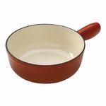 Fondue Pot Induction Cast Iron - 24 cm - Red