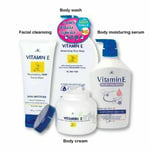 AR Vitamin E Body Moisturizing Bath cream+serum lotion+body cream+foam