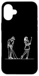 Coque pour iPhone 16 Plus Golf Club One Line Art Dessin Golf