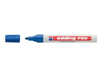 Edding 750, Blå, Hvid, 2 Mm, 4 Mm