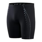 Speedo Eco Endurance+ Pro Mid Length Jammers de natation Homme, Noir, XXL