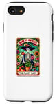 Coque pour iPhone SE (2020) / 7 / 8 The Plant Lady Carte de tarot Halloween Squelette magique