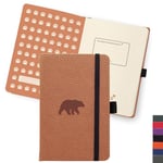 Dingbats* Wildlife A6 Pocket Brown Bear Notebook - Plain