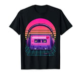 Purple Tape Cassettes Classic Old School Color Graphic T-Shirt