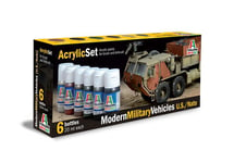 Italeri Modern Military Vehicles (U.S./N.A.T.O.)- (6 Boccette Incluse) IT442AP M