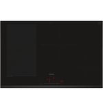 Table de cuisson induction 80cm 4 feux 7400w noir Siemens EX851HEC1F