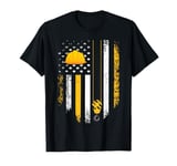 Crane Operator USA Flag Fathers Day T-Shirt