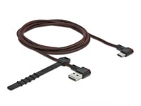 DELOCK – EASY-USB 2.0 Cable Type-A to USB Type-C angled left/right 1,5m (85282)