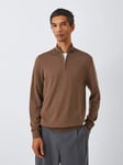 John Lewis Extra Fine Merino Wool Half Zip Jumper