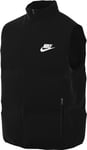 Nike Hip Length Vest M Nk Club Puffer Vest, Black/White, FB7373-010, 3XL