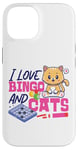 iPhone 14 Bingo Player Cat I Love Bingo And Cats Case